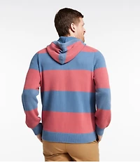 Men's Sunwashed Textured Cotton Sweater, Hoodie, Stripe