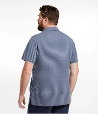 Men's Comfort Stretch Performance® Pima Polo, Short-Sleeve, Stripe