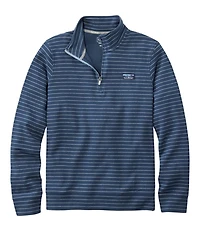 Men's Comfort Stretch Performance® Piqué, Quarter-Zip Pullover, Stripe