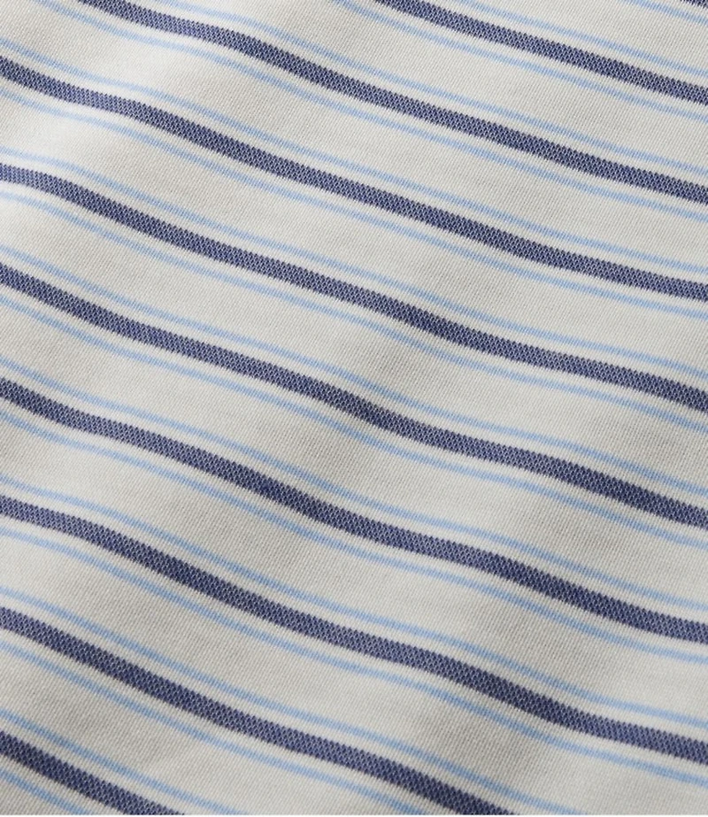 Men's Comfort Stretch Performance® Polo, Long-Sleeve, Stripe