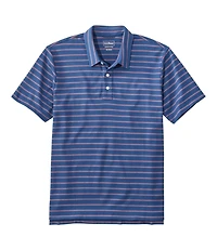 Men's Comfort Stretch Performance® Polo, Short-Sleeve, Slightly Fitted, Stripe