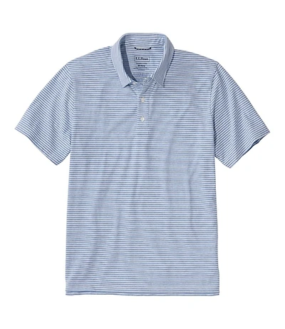 Men's Comfort Stretch Performance® Pima Polo, Short-Sleeve, Stripe