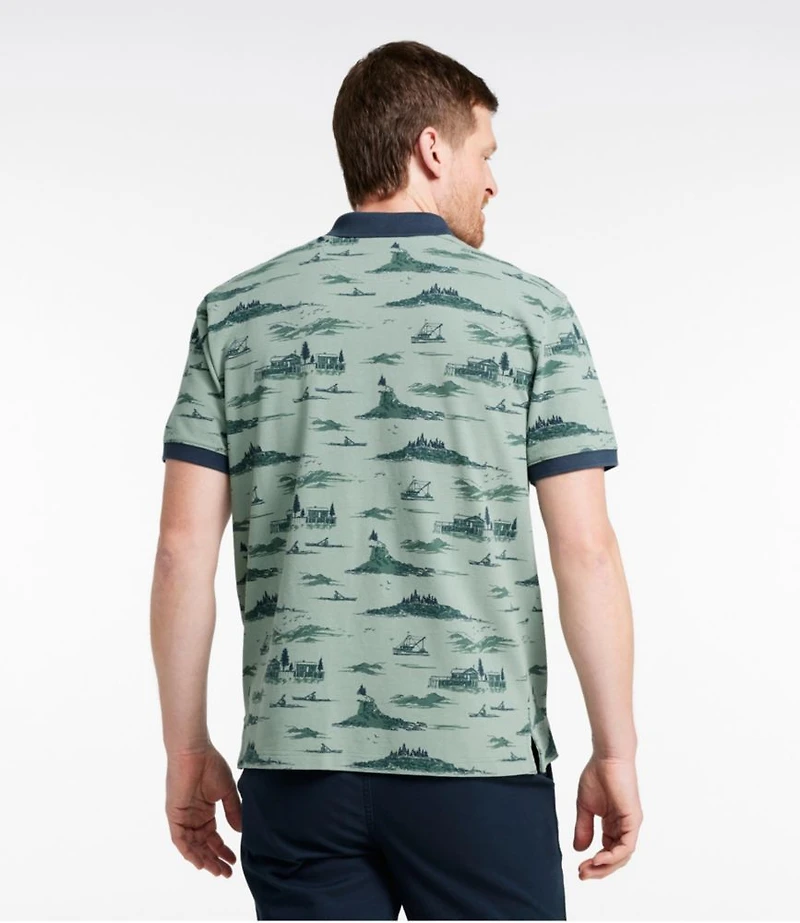 Men's Casco Bay Rugged Polo, Short-Sleeve, Print