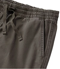 Women's Lakewashed Pull-on Chinos, Mid-Rise Wide-Leg Crop