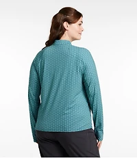 Women's Access Trail Pullover, Long-Sleeve Quarter-Zip Print