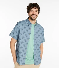 Men's Stonecoast Hemp Shirt, Short-Sleeve, Slightly Fitted Untucked Fit