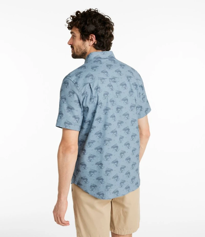 Men's Stonecoast Hemp Shirt, Short-Sleeve, Slightly Fitted Untucked Fit