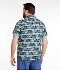 Men's Stonecoast Hemp Shirt, Short-Sleeve, Slightly Fitted Untucked Fit