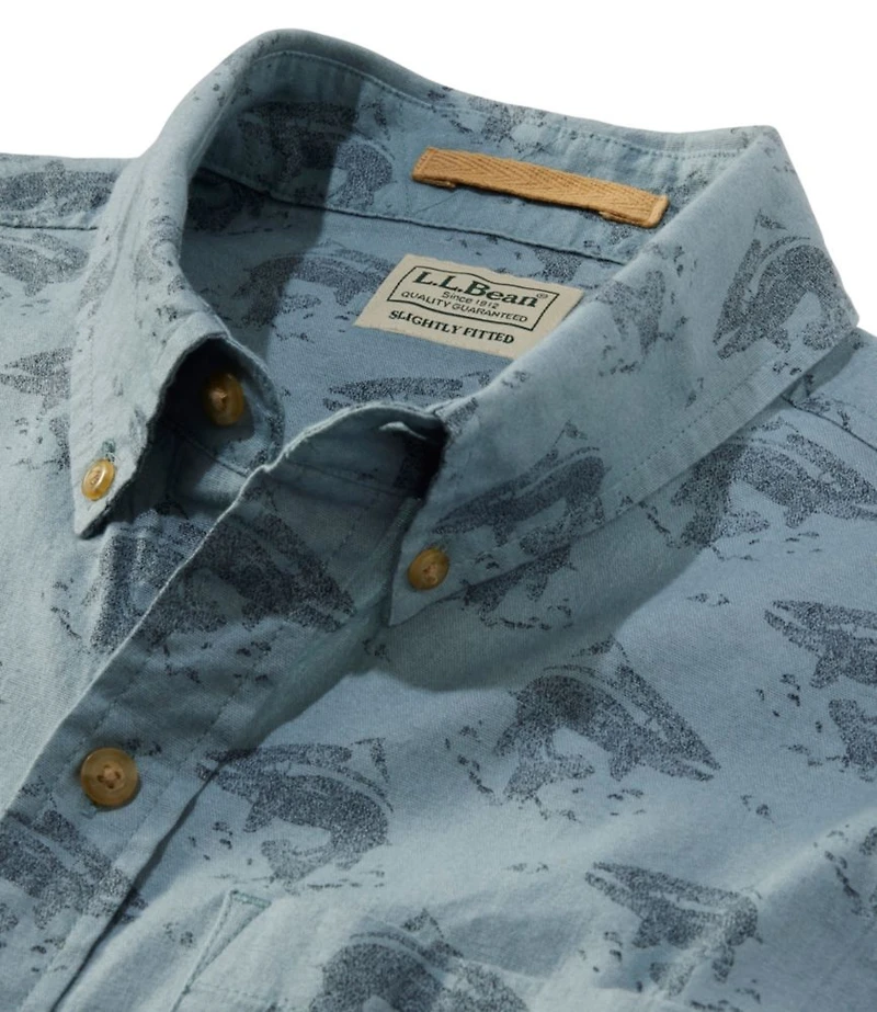 Men's Stonecoast Hemp Shirt, Short-Sleeve, Slightly Fitted Untucked Fit
