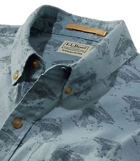 Men's Stonecoast Hemp Shirt, Short-Sleeve, Slightly Fitted Untucked Fit