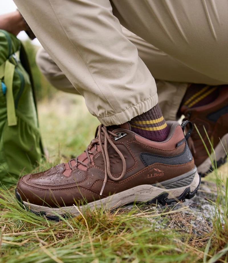 Men's Trail Model X Waterproof Hiking Shoes, Leather