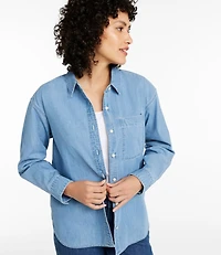Women's L.L.Bean Denim Boyfriend Shirt