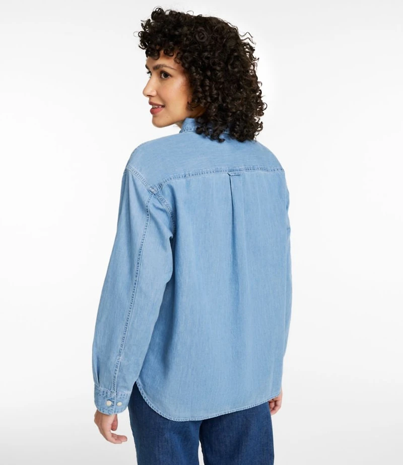 Women's L.L.Bean Denim Boyfriend Shirt