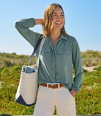 Camden Hills Tee, Button-Front Shirt