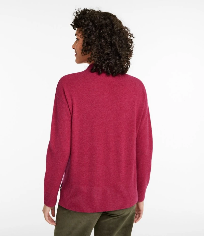 Women's Classic Cashmere Sweater, Relaxed Polo