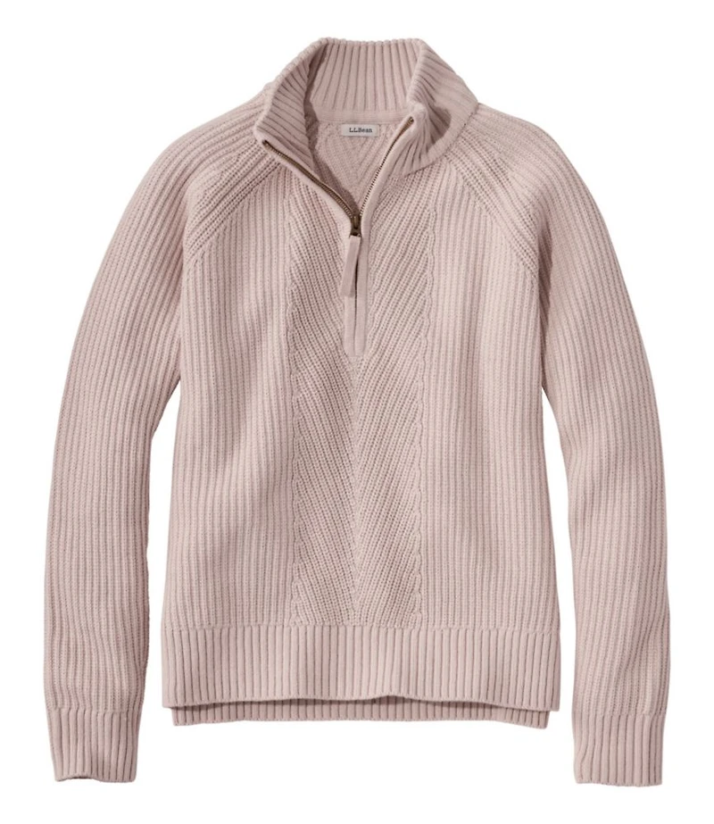 Women's Mariner Shaker Sweater, Quarter-Zip