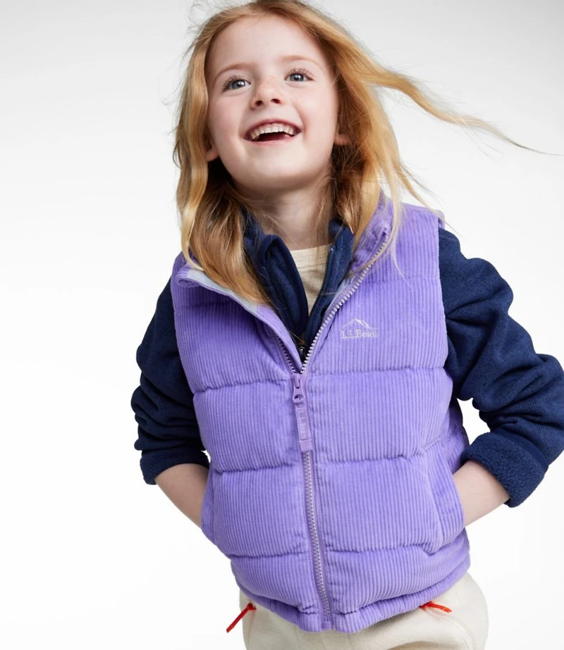 Kids' Bean's Down Corduroy Vest