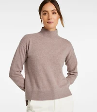 Women's Classic Cashmere Sweater, Relaxed Mockneck