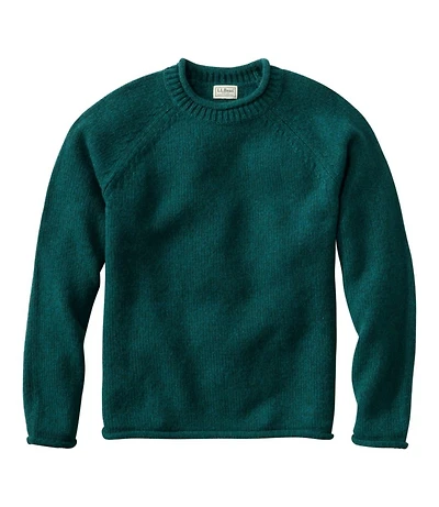 Men's Bean's Classic Ragg Wool Sweater, Rollneck