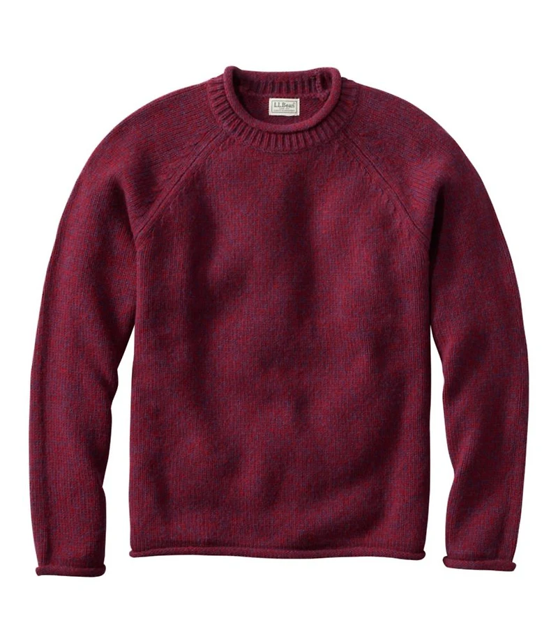 Men's Bean's Classic Ragg Wool Sweater, Rollneck