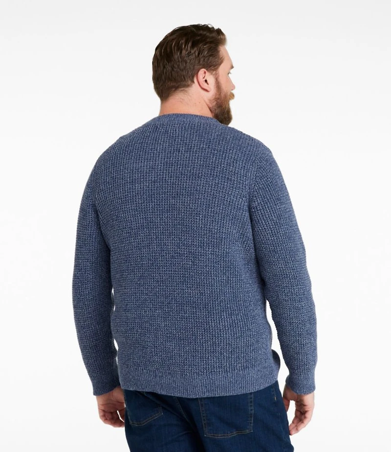 Men's L.L.Bean Organic Cotton Waffle Sweater, Henley