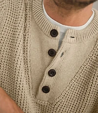 Men's L.L.Bean Organic Cotton Waffle Sweater, Henley