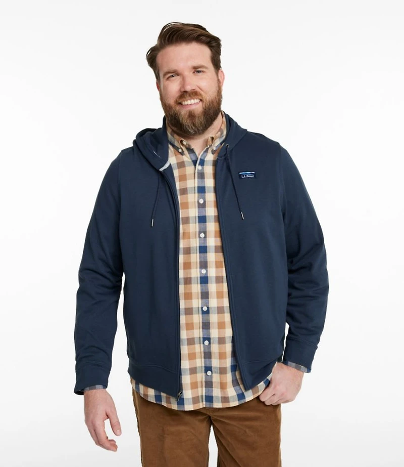 Men's Comfort Stretch Performance® Piqué, Full-Zip Hoodie