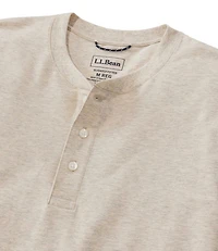 Men's Comfort Stretch Performance® Pima Tee, Long-Sleeve Henley