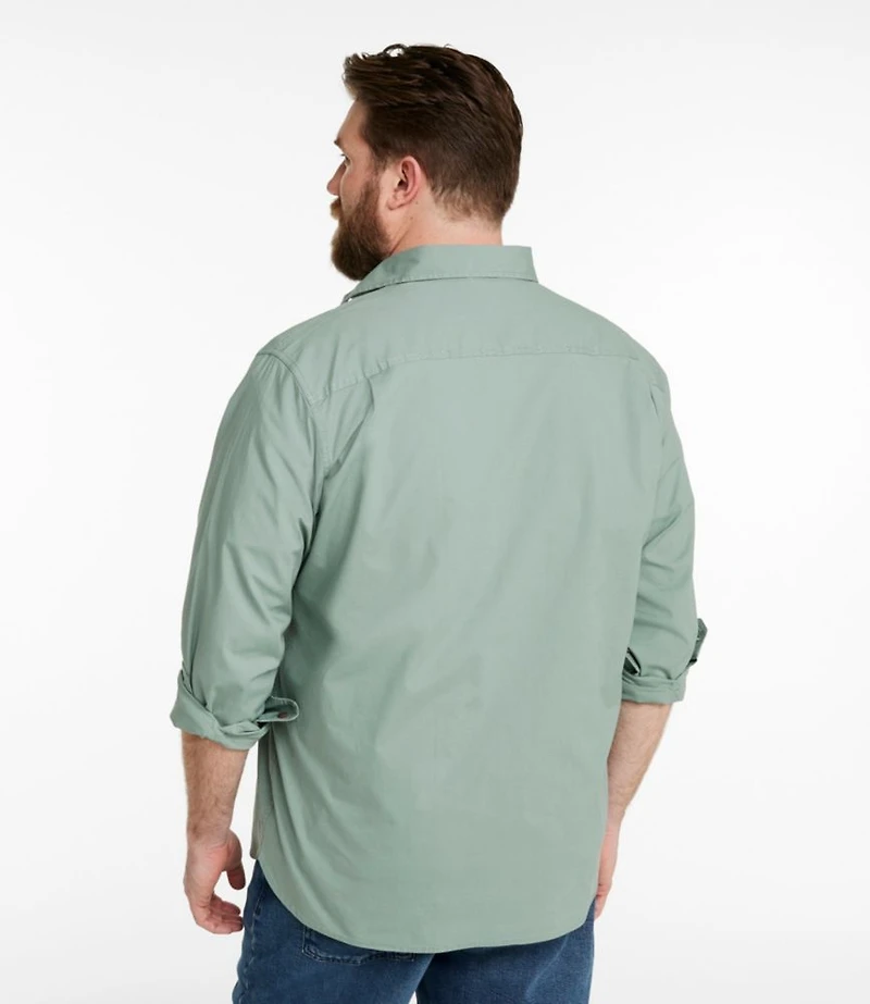 Men's Riverton Ripstop Shirt, Long-Sleeve, Traditional Untucked Fit