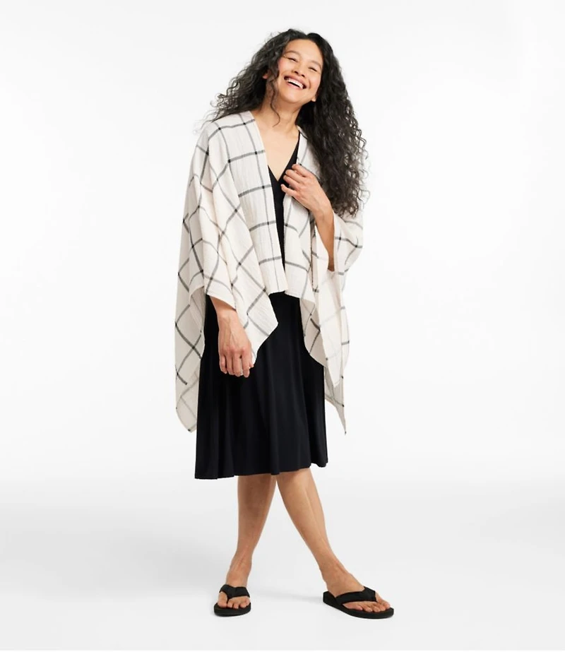 Women's Cloud Gauze Wrap, Print