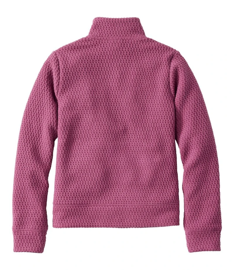 Kids' Ridgeknit Pullover, Quarter-Zip