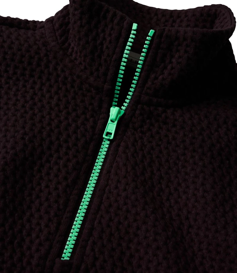 Kids' Ridgeknit Pullover, Quarter-Zip