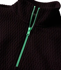 Kids' Ridgeknit Pullover, Quarter-Zip
