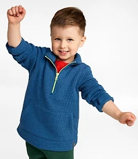 Toddlers' Ridgeknit Pullover, Quarter-Zip