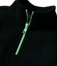 Toddlers' Ridgeknit Pullover, Quarter-Zip