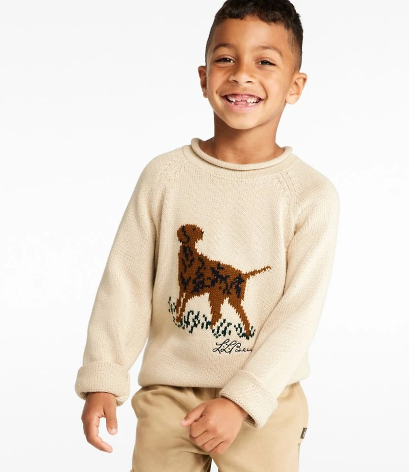 Kids' Cotton Rollneck Sweater