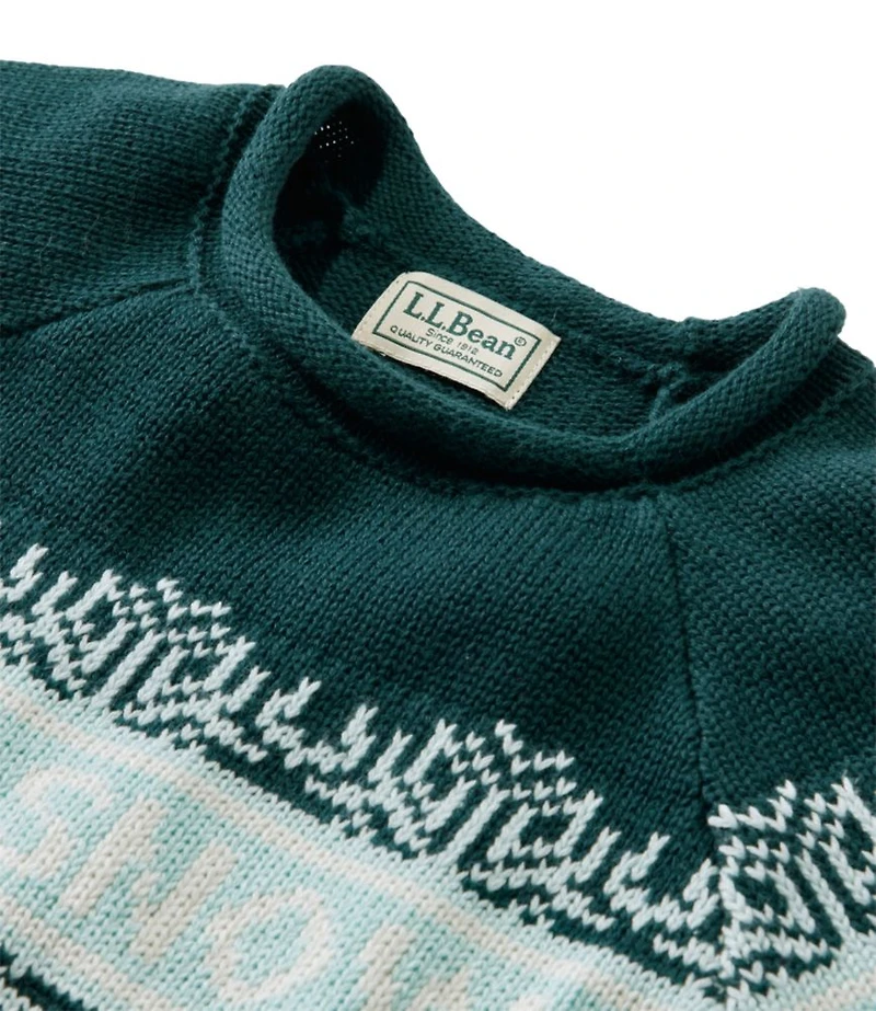 Kids' Cotton Rollneck Sweater