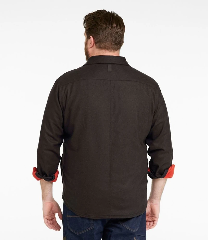 Men's Maine Guide Lightweight Lined Wool Field Shirt