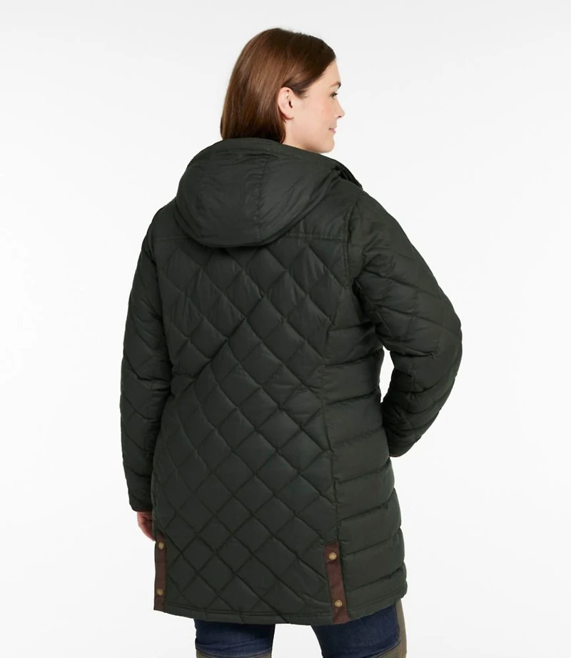 Women's Upcountry Waxed Down Hooded Coat