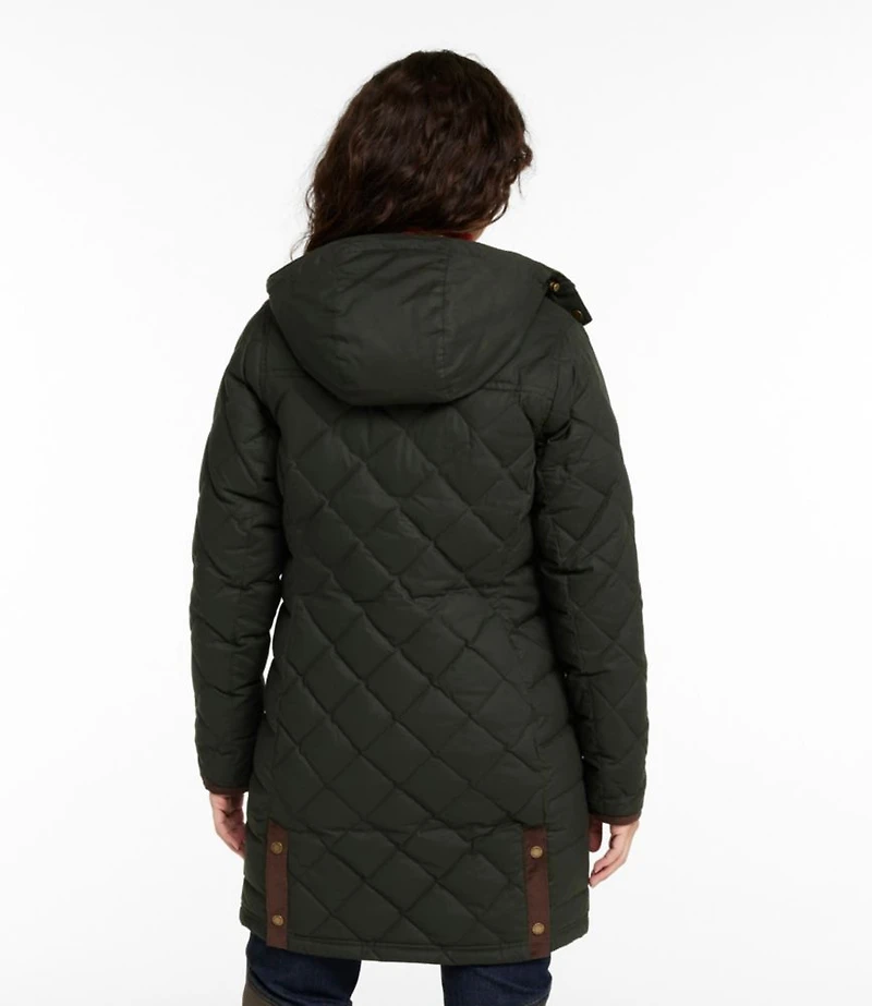 Women's Upcountry Waxed Down Hooded Coat