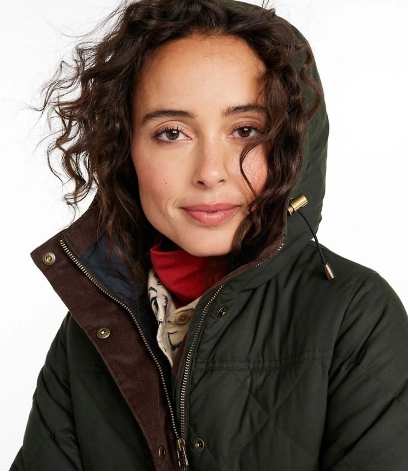 Women's Upcountry Waxed Down Hooded Coat