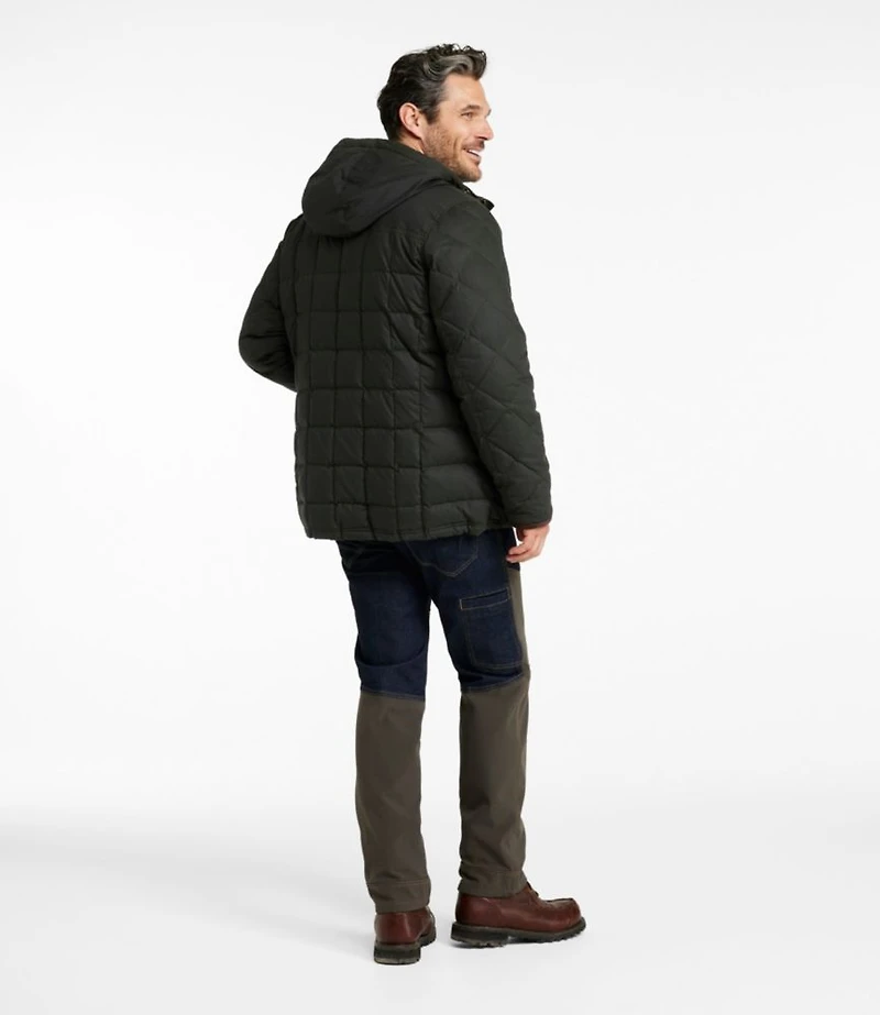 Men's Upcountry Waxed Down Hooded Jacket
