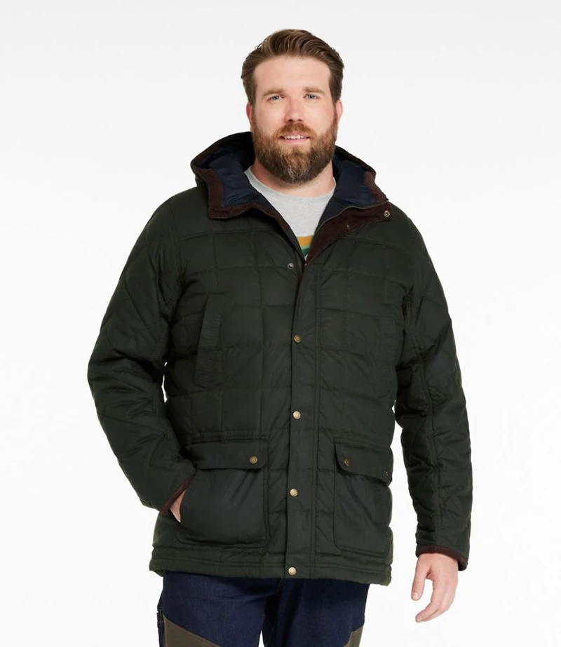 Men's Upcountry Waxed Down Hooded Jacket