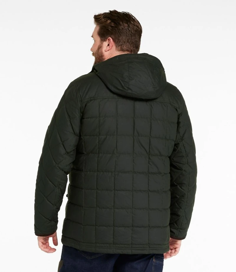 Men's Upcountry Waxed Down Hooded Jacket