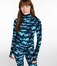 Women's L.L.Bean Heavyweight Base Layer Hoodie Printed