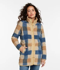 Women's Bean's Sherpa Fleece Coat, Print