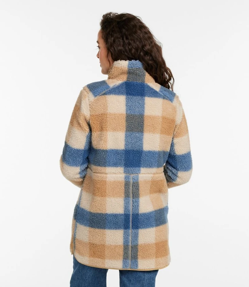 Women's Bean's Sherpa Fleece Coat, Print
