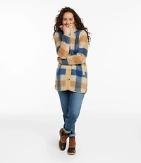 Women's Bean's Sherpa Fleece Coat, Print