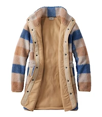 Women's Bean's Sherpa Fleece Coat, Print