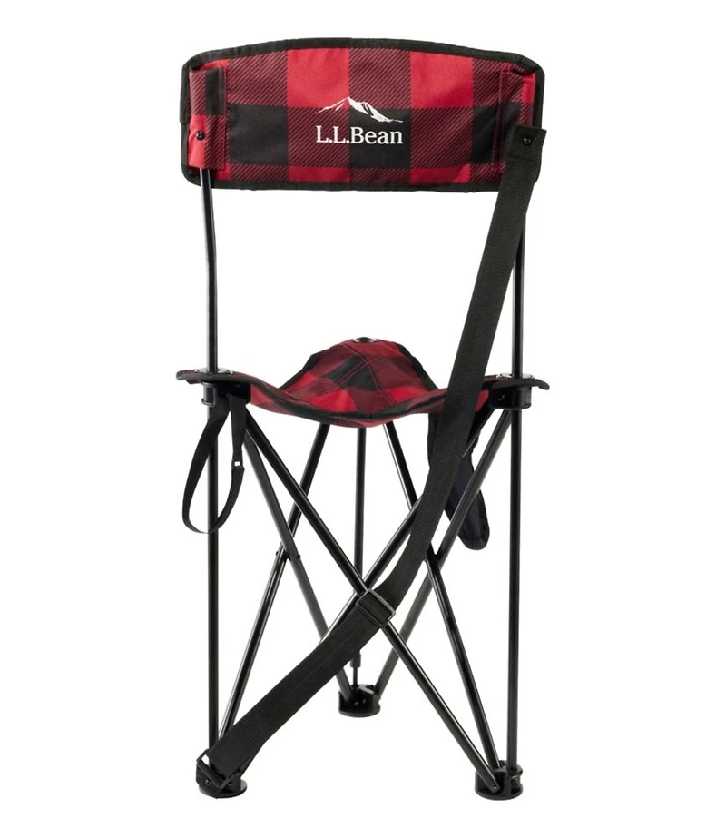 L.L.Bean Access Camp Chair Tripod, Plaid